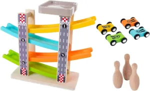 1 Set Gliding Track Car Educational Early Learning for Multi Layer Design Stimulates Imagination Coordination for Parent Interaction Smooth Finish for