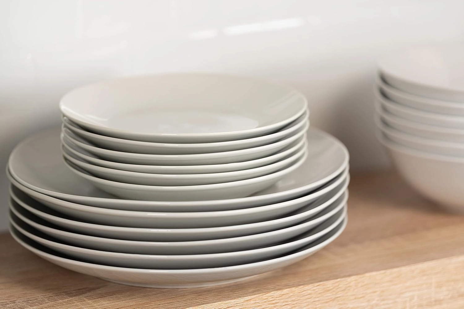 10 Strawberry Street Simply White 7.5" Coupe Salad Plate, Set of 6