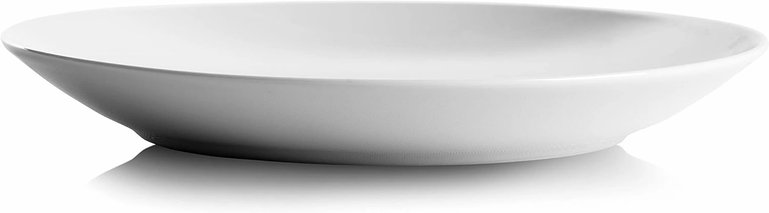 10 Strawberry Street Simply White 7.5" Coupe Salad Plate, Set of 6