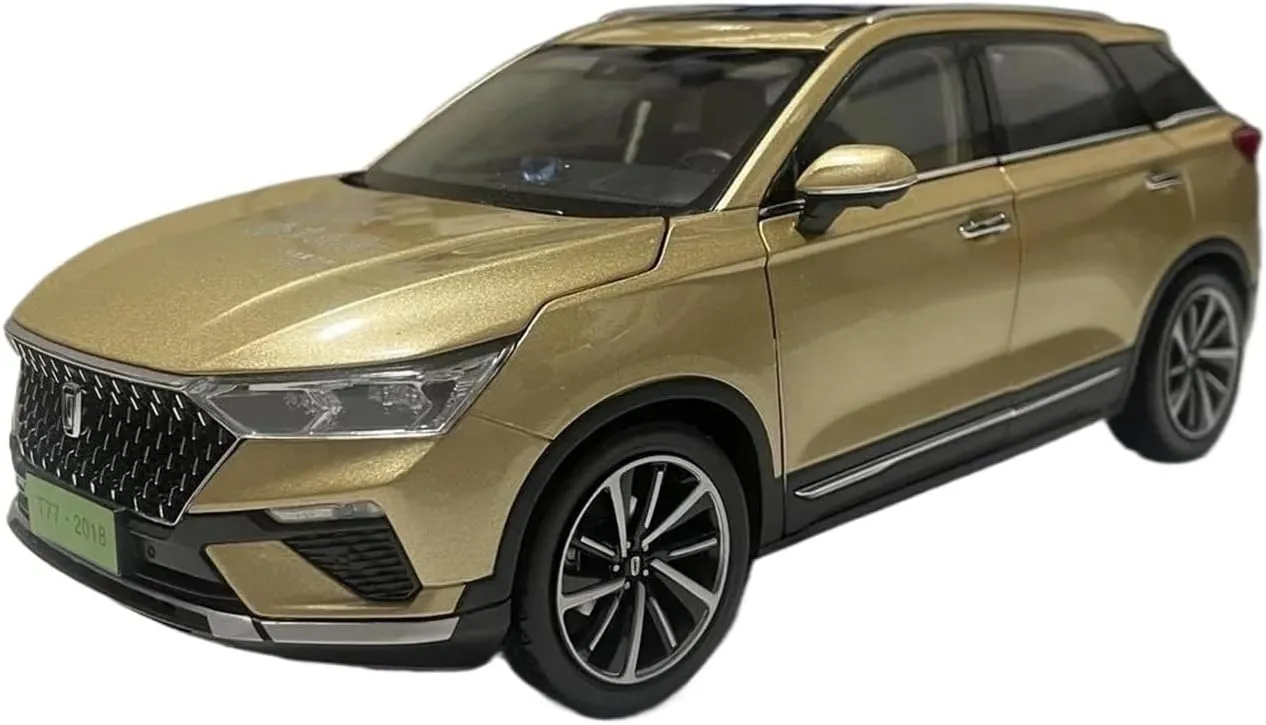 1:18 for FAW Bestune T77 2018 SUV Alloy Car Model Collectible Ornaments Mini Simulation Toys