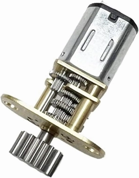 12mm N20 Low Speed High Torque Electric DC 6V 15rpm Metal Gear Motor with Gear Reducer Ratio 1000 for DIY Toy Robot Smart Lock