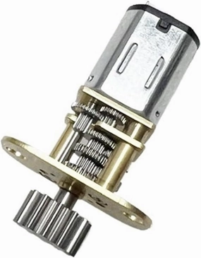 12mm N20 Low Speed High Torque Electric DC 6V 15rpm Metal Gear Motor with Gear Reducer Ratio 1000 for DIY Toy Robot Smart Lock