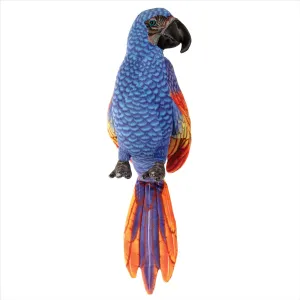 12" Parrot Stuffed Animal - Plush Parrot Stuffed Animals for Kids, Soft and Realistic Parrot Pirate Accessories, Cute Plushie Rainforest Animals