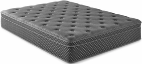 13" Euro-Top Hybrid Twin Mattress with Medium Firmness Made in The USA | 360 Stretch Wicking Fabric Cover | Adjustable Base Compatible