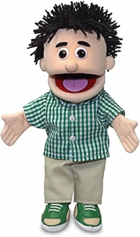 14" Kenny, Peach Boy, Hand Puppet