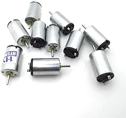 14pcs Micro 1220 High Speed Motor DC 1.5V- 3V 9500rpm Low Noise Mini Metal Moter Reverse DC3V DIY Fan Car Toy Smart Model Engine