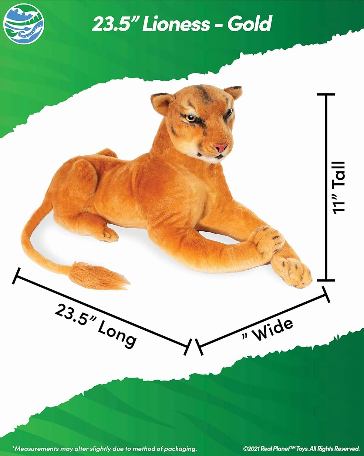 15.5" Lion Stuffed Animal - Cute Lion King Plush Animal, Realistic Stuffed Animals Stuffed Lion Plush Toys, Wild Life Lion Toy (Lioness, 15.5")