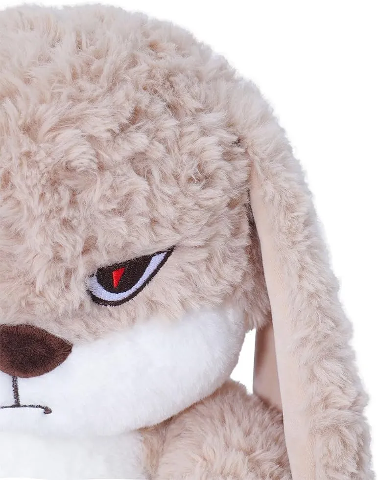 16.5” Soft Plush Bunny - Cute Plush Animals for Kids - Perfect Birthday for Boys and Girls -Huggable Brown Rabbit Plushie