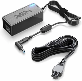 19.5V 65W 45W UL Listed HP Smart Blue Tip AC Adapter for Many Models Including: Elitebook 840, ProBook, X360 Pavilion, Envy and More 741727-001 740015-002 Laptop Power-Supply Charger Cord