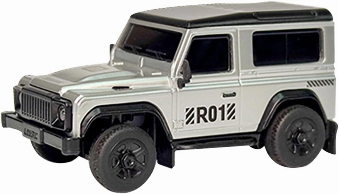 1/64 Remote Control Car, 2.4GHz RC Off-Road for Adult Teens, Electric Mini Go-Anywhere Vehicle Model with Interactive Light Set (Grey, 60 Minute Battery Life)