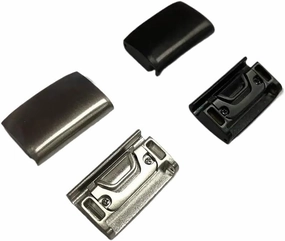 1 Pair 20mm 22mm 26mm Quick-Fit Metal Steel Watch Band Adapter Fit for Garmin Fit for Fenix 7X 6X 5X Fit for Fenix 5 5S 6S 7S Fit for Fenix 7 6 5 3(Black,20mm)