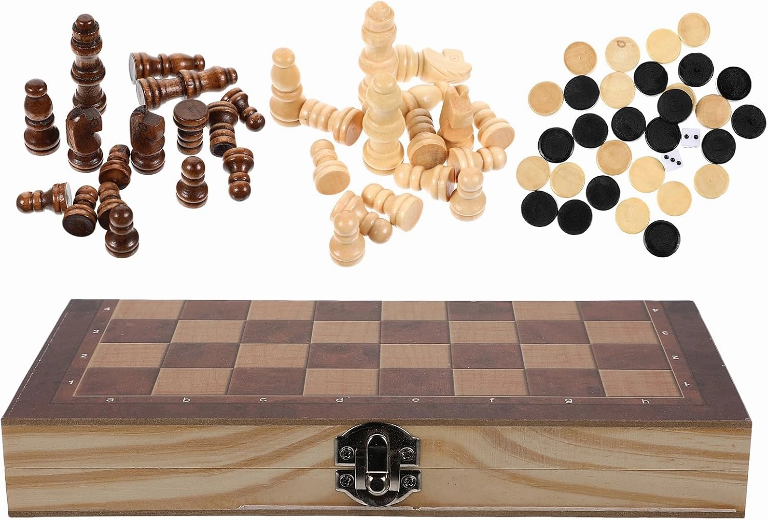1 Set 3 1 International Japan Board Game Folding Travel Educational Plaything Travel Game 3 in 1 Toys Puzzle Checkerboard Wooden