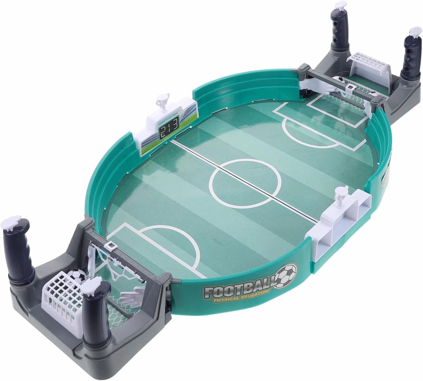 1 Set Interactive Mini Foosball Table for Boys and Girls Indoor Soccer Pinball Game Portable Desktop Soccer Promoting Fine Motor Skills