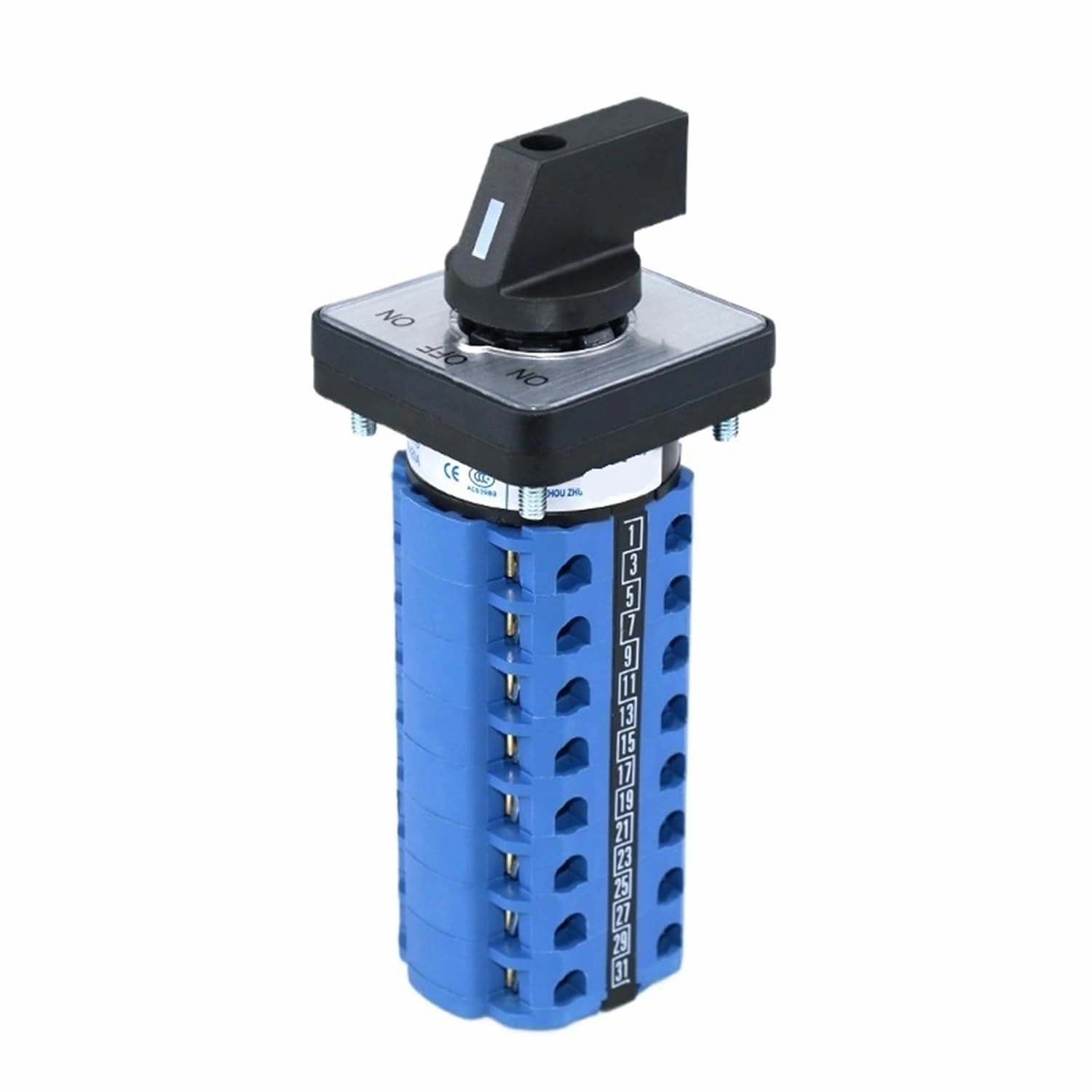 1pcs SZW26/LW26-20 3 Position 8 Phase 32 Terminals ON-Off-ON 20A 660V Universal Rotary Changeover Switch 64X64 48X48 mm Panel(ON Off ON 48X48mm)