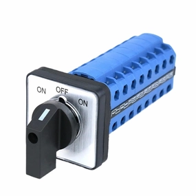1pcs SZW26/LW26-20 3 Position 8 Phase 32 Terminals ON-Off-ON 20A 660V Universal Rotary Changeover Switch 64X64 48X48 mm Panel(ON Off ON 48X48mm)