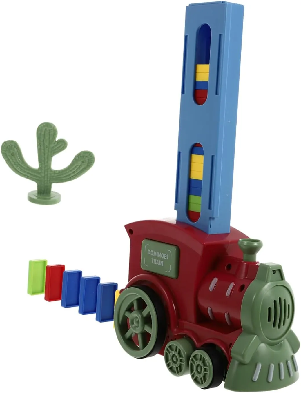 1Set Creative Electric Domino Train for Friendly Dominoes Safe Building Blocks for Imagination and Parent Fun Great Present