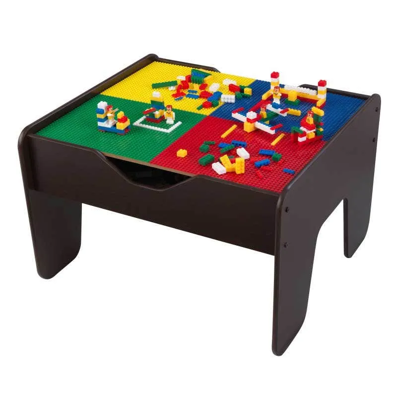 2 in 1 Activity Table with Board - Espresso