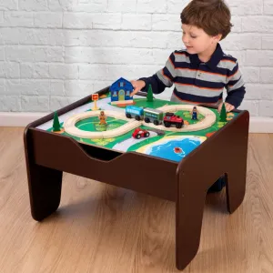 2 in 1 Activity Table with Board - Espresso