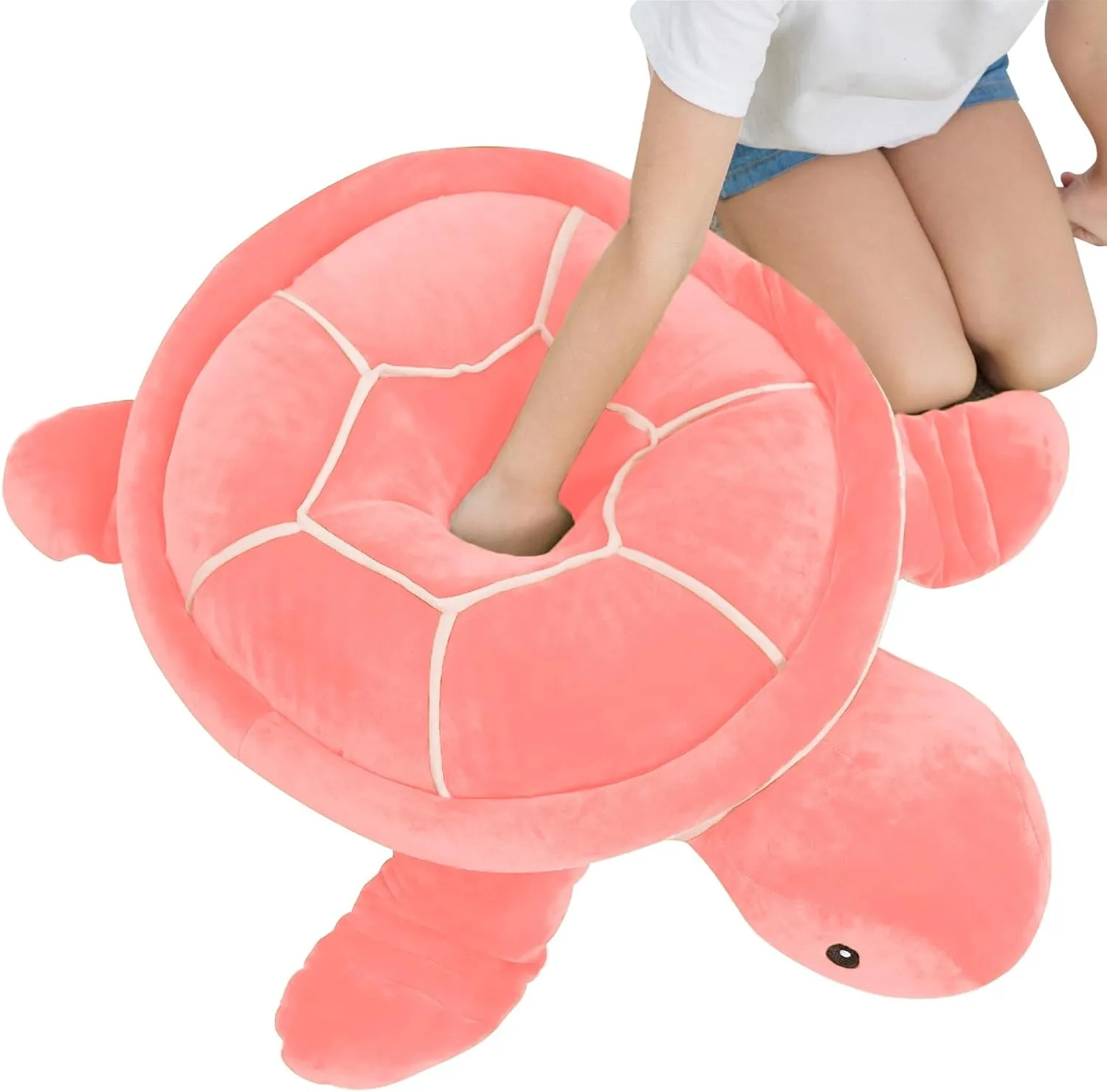 20 Inch Pink Sea Turtle Stuffed Animals Soft Plush Toys Body Pillows Ocean Turtle Plushies, Gifts for Kids Boys, Girls, Girlfriend, Birthday