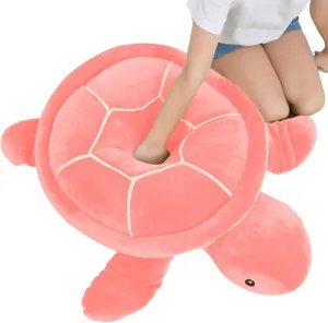 20 Inch Pink Sea Turtle Stuffed Animals Soft Plush Toys Body Pillows Ocean Turtle Plushies, Gifts for Kids Boys, Girls, Girlfriend, Birthday