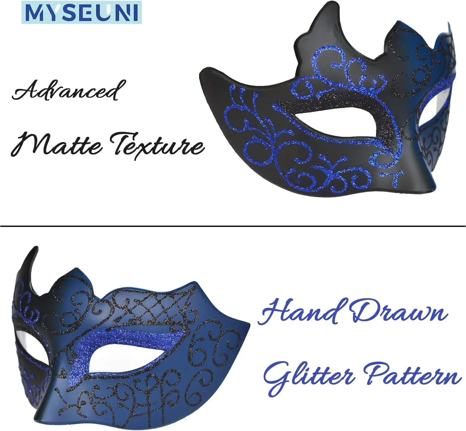2025 Masquerade Masks for Couples, Shiny Rhinestone Metal Filigree Venetian Mask & Mens Venetian Mask for Mardi Gras