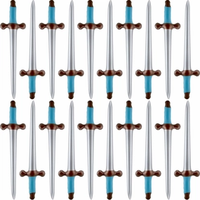 20 Pack 24 Inch Inflatable Pirate Swords Blow Up Sword Inflatable Weapon Toys for Halloween Pirate Theme Party Costume Accessories
