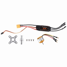 2212 1400KV Motor   40A Brushless ESC Set, Metal   Electronic Components Motor ESC Set Accessories for RC Drone Helicopter FPV Model