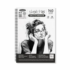 333380 SKETCH O SOFT COVER (SIDE WIRO) 140 GSM A3 50 SHEETS