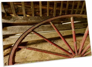 3dRose Buggy Wheel Inside Tipton Place, Great Smoky Mountains... - Desk Pad Place Mats (dpd-260037-1)