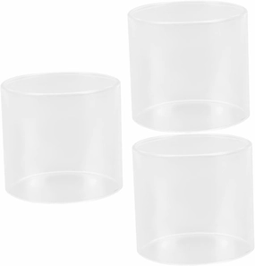 3pcs Outdoor Gas Lantern Protective Cover Transparent Propane Lantern Shade for Camping Picnics Outdoor Use Lightweight Easy to Install