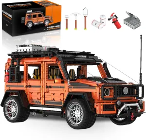4X4 Off-Road SUV Car Building Set for Adults, with Adventure Tools and Accessories, Classic Car Model Kit, Fun Gift Idea for Car Lovers(3914PCS)