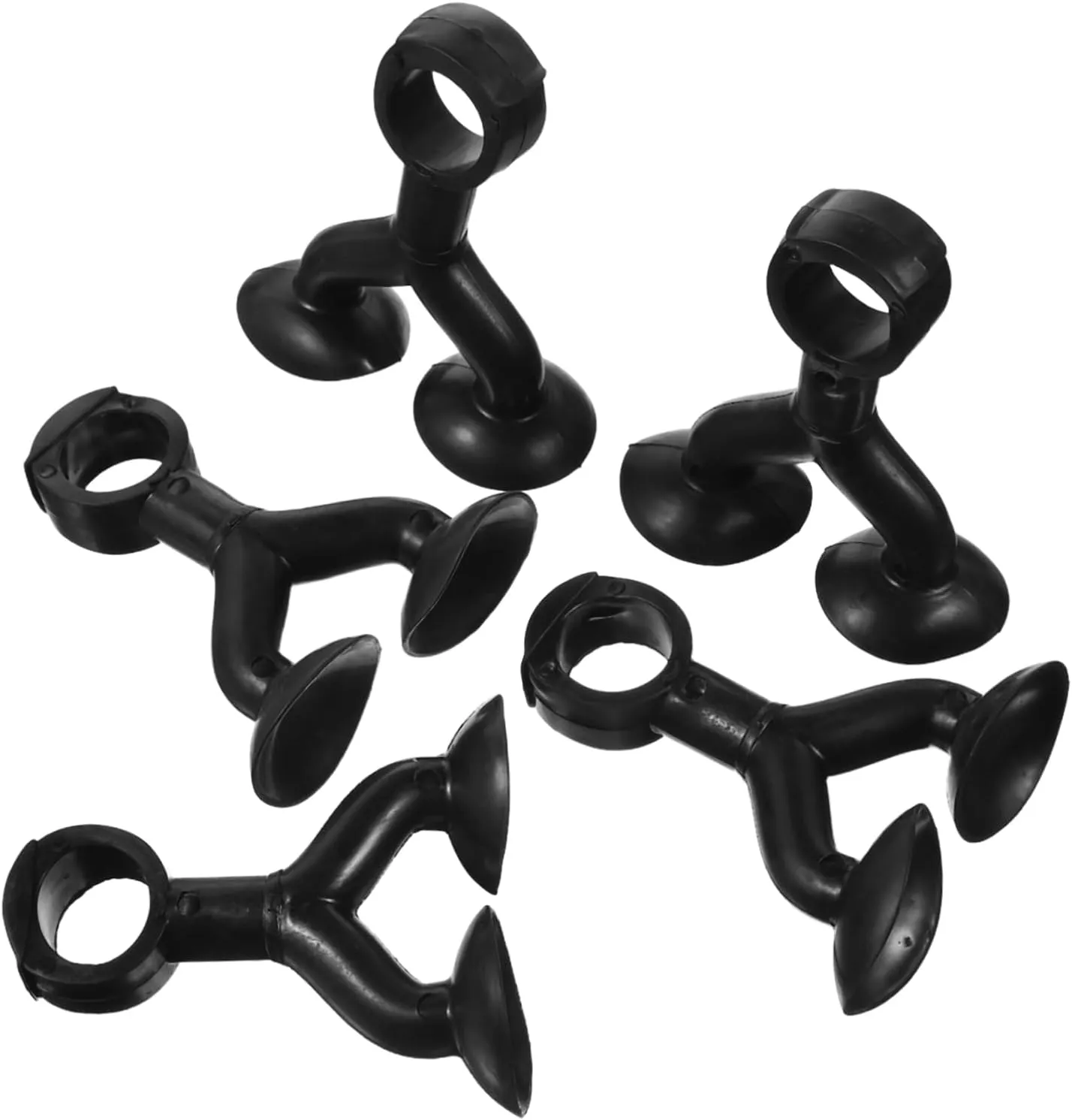 5Pcs Silicone Door Stoppers with Dual Suction Cups No Drill Collision Pads for Door Knobs Wall Protector for Rvs Bathrooms and Kitchens Durable