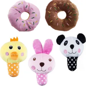 5pcs Squeaky Dog Toys
