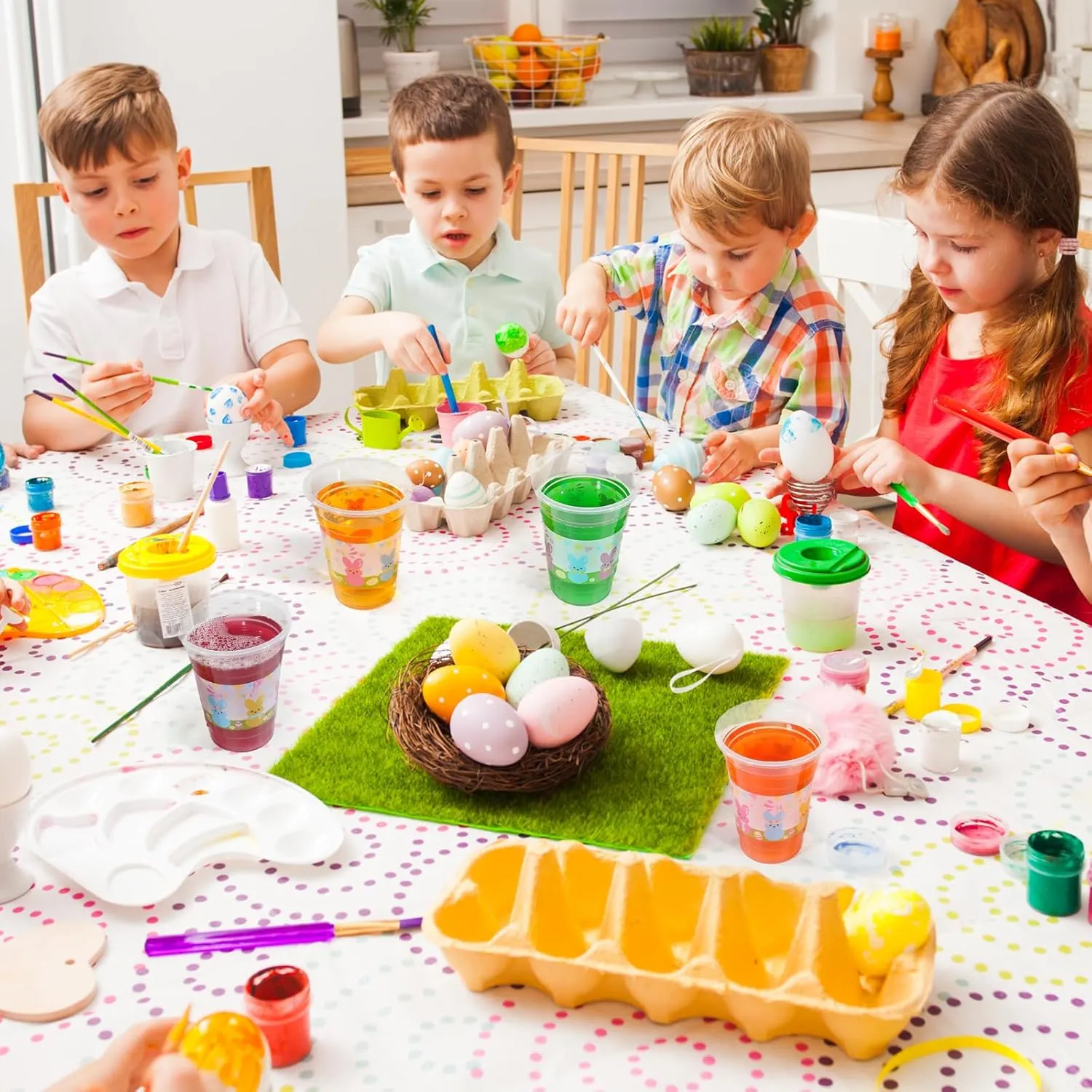 60 Pieces 16oz Easter Bunny Disposable Plastic Cups for Easter Party Supplies, Bunny Birthday Party Decorations