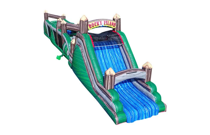 68ft rocky island obstacle