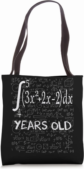 68th birthday 68 years old funny math geek integral calculus Tote Bag
