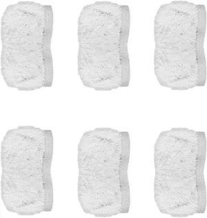 6PCS。 Cotton Cloth。Compatible for Polti Vaporetto. Smart 100 and Handy Steam Cleaners, PAEU0282