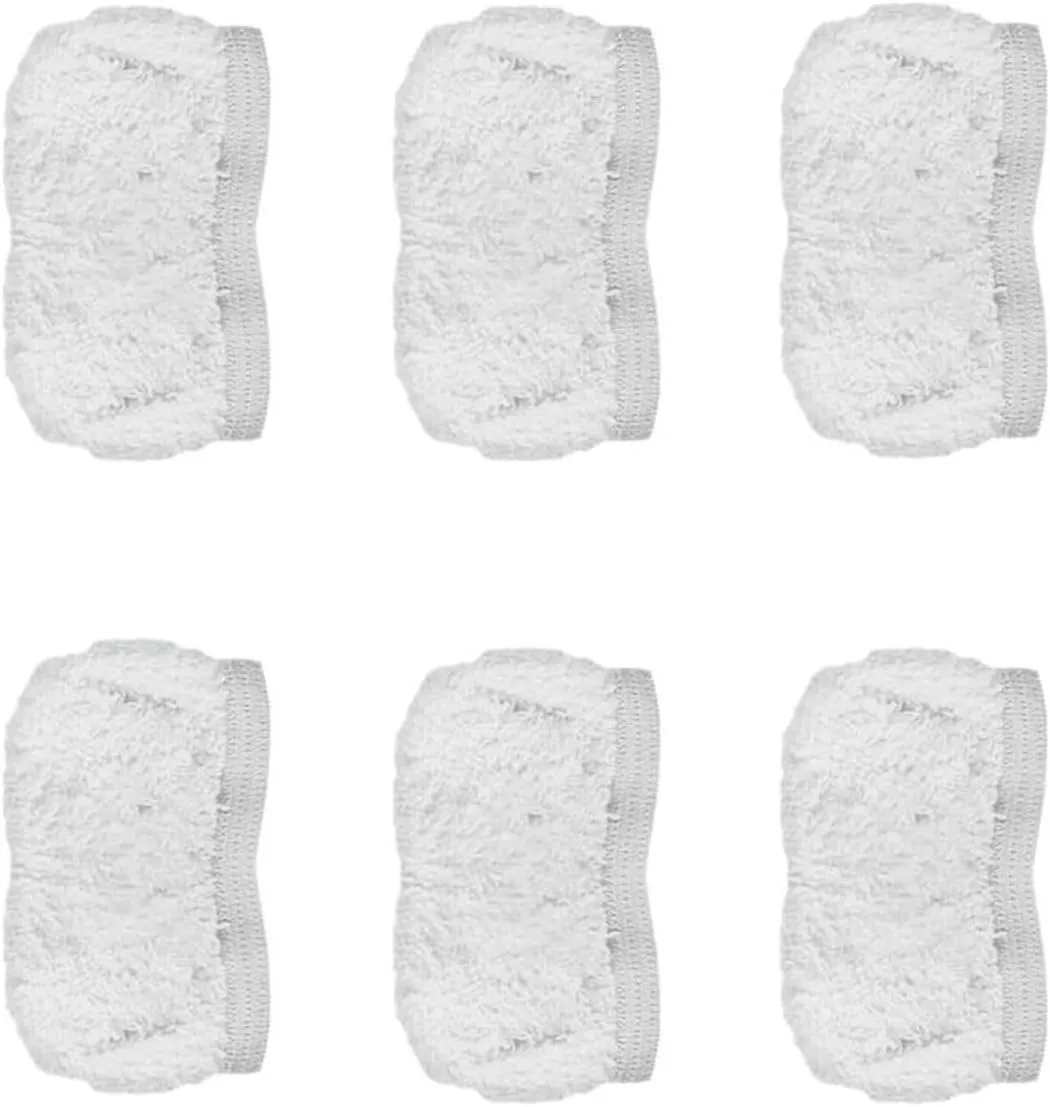 6PCS。 Cotton Cloth。Compatible for Polti Vaporetto. Smart 100 and Handy Steam Cleaners, PAEU0282