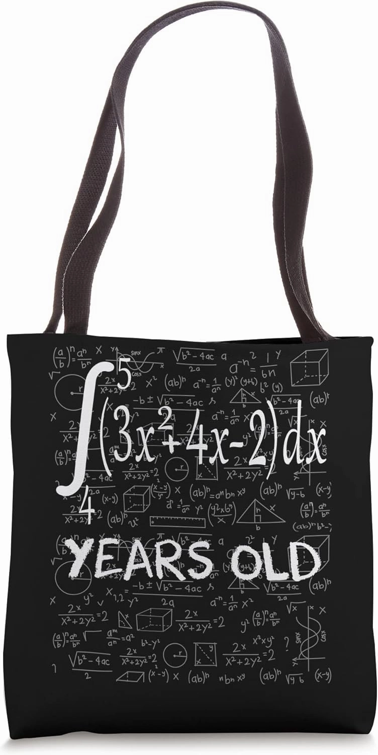 77th birthday 77 years old math geek integral calculus Tote Bag