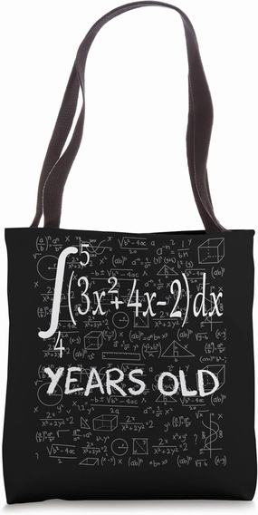 77th birthday 77 years old math geek integral calculus Tote Bag