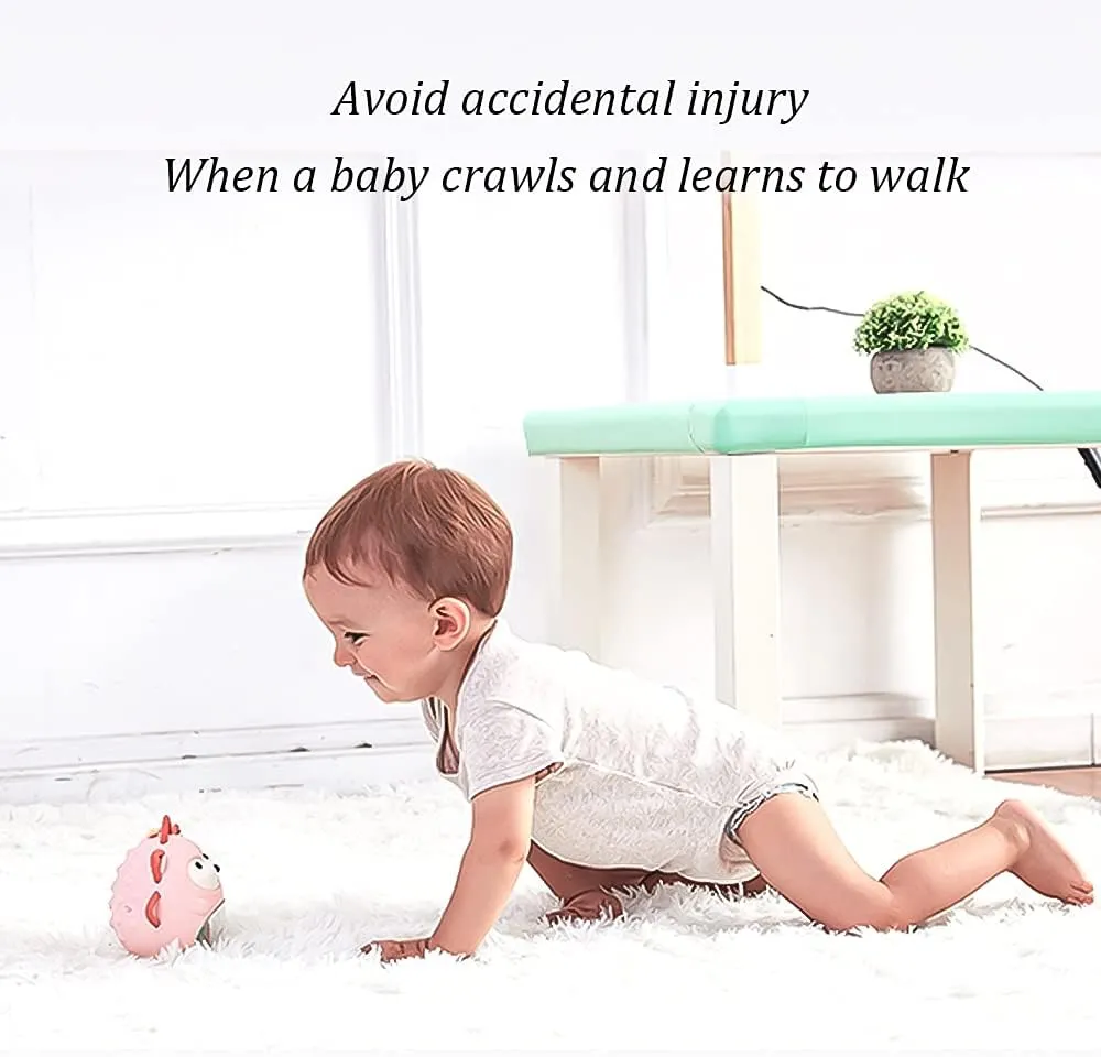 【8 Corners   4M】 Foam Edge Protector for Baby Proofing Furniture - Soft L-Shaped Corner Guards with Pre-Taped Adhesive, Easy Install Safety Bumpers for Tables, Desks & Sharp Edges (Baby Safe)(Brown)
