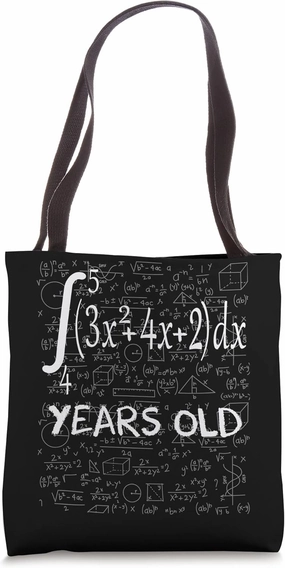 81st birthday 81 years old math geek integral calculus Tote Bag