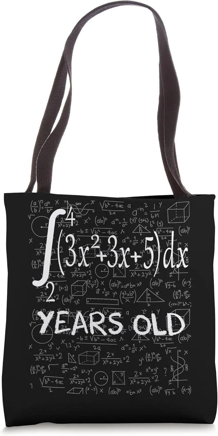 84th birthday 84 years old math geek integral calculus Tote Bag