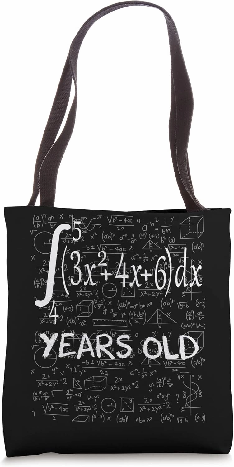 85th birthday 85 years old math geek integral calculus Tote Bag