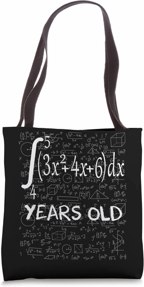 85th birthday 85 years old math geek integral calculus Tote Bag