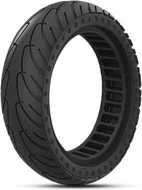 8.5x2.0 Inch Solid Tire, Fit for 50/75-6.1 8 1/2x2 Orignal Scooter Tire, Non-slip Wear-resistant，Fit for Gotrax GXL V2/Xr/XR Ultra Hiboy S2 Hover-1 Journey 2.0 ELectric Scooter, Black 1pc
