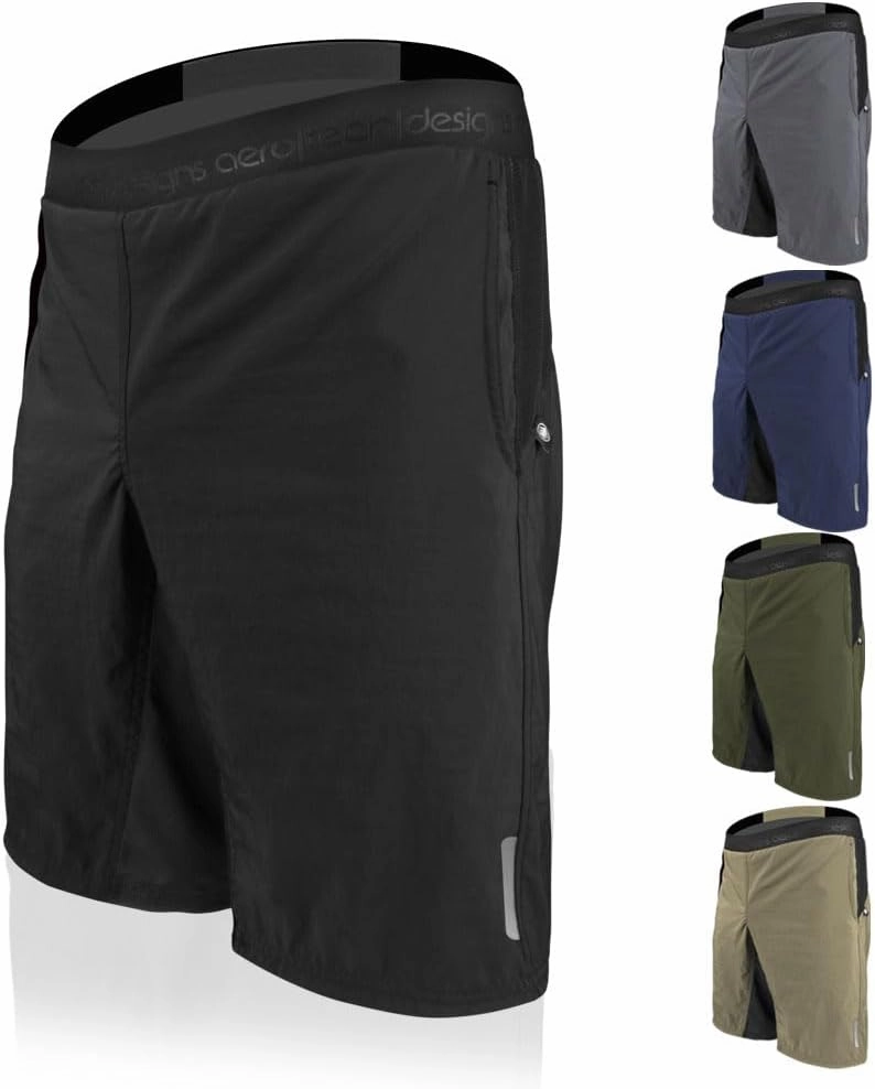 | Men's USA MTB Shorts | Mountain Bike Shell and Padded Liner | Made in USA
