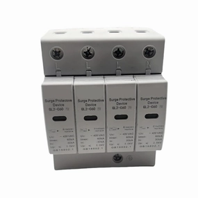 AC SPD 2P 3P 4P 20ka 40ka 60ka AC275v 385V 420v House Lightning Surge Protector Protection Low-Voltage Arrester Device(2p,30-60KA_275V)