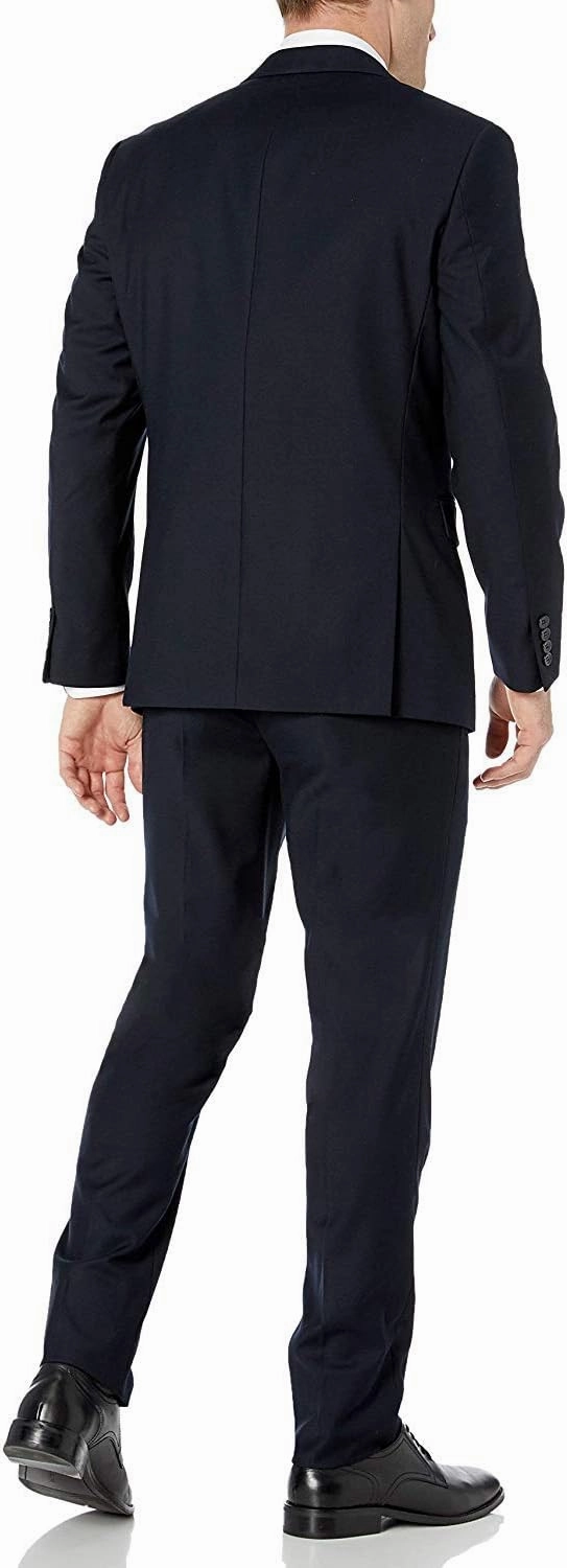 Adam Baker Men's Classic Fit 3-Piece (Jacket, Vets, Trousers) Vested Suit Set - Many Sizes & Colors Available