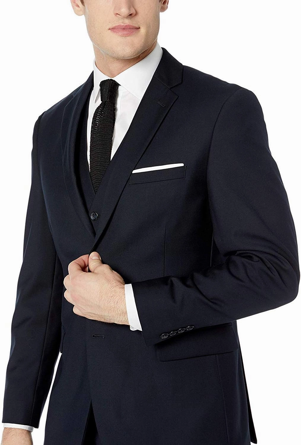 Adam Baker Men's Classic Fit 3-Piece (Jacket, Vets, Trousers) Vested Suit Set - Many Sizes & Colors Available